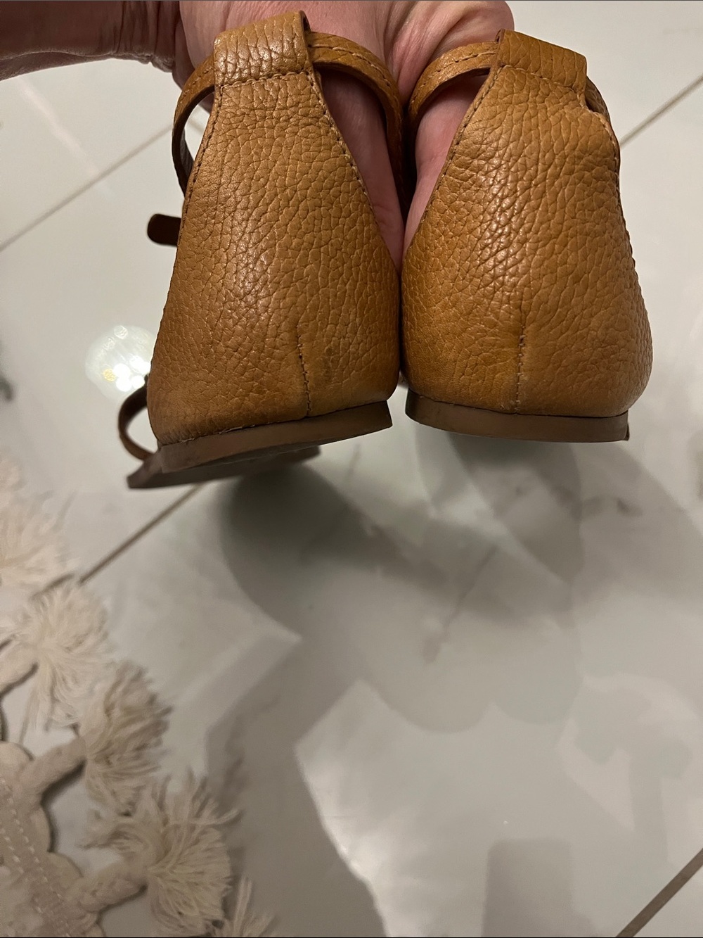 Tory Burch Phoebe Thong Sandals Royal in brown size 9 - Picture 4 of 5